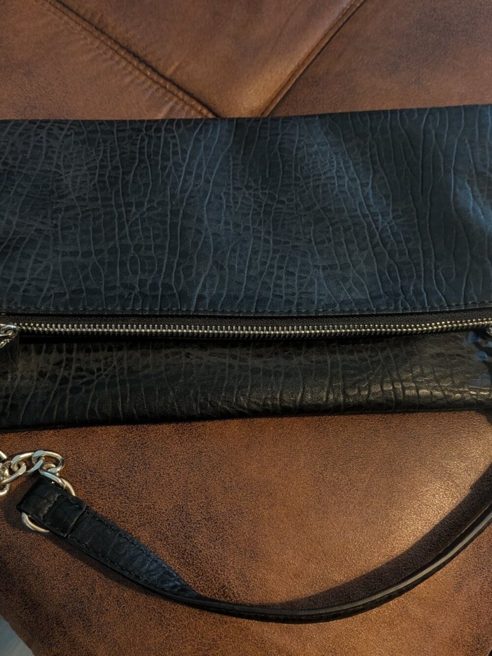 Express Black Fold Purse